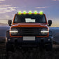 Bunte LED-Autodachleuchte mit Solarbetrieb