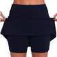 2-in-1 Sportrock mit integrierter Shorts und Scheuerschutz