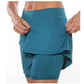 2-in-1 Sportrock mit integrierter Shorts und Scheuerschutz