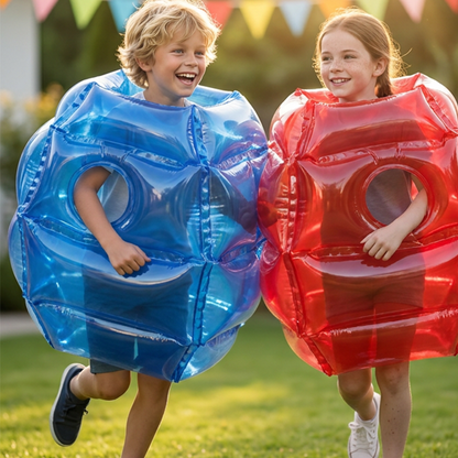 ⚽ 50% RABATT! 🎈 Aufblasbarer Bumper-Ball-Anzug für Kinder – Weiches PVC, Rundumschutz & einfaches Aufblasen – perfekt für Hüpfspiele, Gartenpartys oder aktive Spieltage mit Freunden 🏃‍♂️