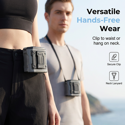 🌞Sommer-Sonderangebot – 55 % Rabatt!!🌟Tragbarer Hochgeschwindigkeits-Lüfter mit Gürtelclip
