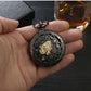 Handaufzugs-Taschenuhr mit Kette