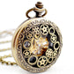 Handaufzugs-Taschenuhr mit Kette