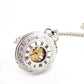 Handaufzugs-Taschenuhr mit Kette