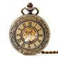 Handaufzugs-Taschenuhr mit Kette