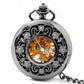 Handaufzugs-Taschenuhr mit Kette