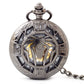 Handaufzugs-Taschenuhr mit Kette