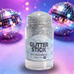 📢📢50 % Rabatt!!🥳 💞2+1 GRATIS!! 🎁✨Vielseitiger Glitzer-Gel-Stick mit grobem Glitzer – Einfache Anwendung für einen strahlenden Look 💖
