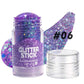 📢📢50 % Rabatt!!🥳 💞2+1 GRATIS!! 🎁✨Vielseitiger Glitzer-Gel-Stick mit grobem Glitzer – Einfache Anwendung für einen strahlenden Look 💖