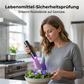 Wiederaufladbare UV-Schwarzlichtlampe zur Lebensmittelinspektion