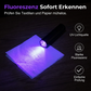Wiederaufladbare UV-Schwarzlichtlampe zur Lebensmittelinspektion