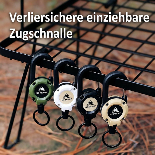 🏆Letzter Tag: 2 kaufen, 1 gratis dazu!🎁3-in-1 Multifunktions-Schlüsselanhänger mit Karabiner und ausziehbarem Jojo