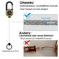 🏆Letzter Tag: 2 kaufen, 1 gratis dazu!🎁3-in-1 Multifunktions-Schlüsselanhänger mit Karabiner und ausziehbarem Jojo