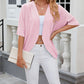 🥳🦟 HEISSER SALE 2026 – 50% RABATT! 💞 50.000+ VERKAUFT! Lässige, weiche Strickjacke mit halben Ärmeln für Damen