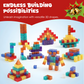📢📢50 % Rabatt!!🥳🏰Magnetische Bausteine für Kinder – 150-teiliges STEM-Spielzeug ab 3 Jahren 🧲🧠