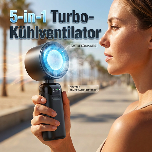 🥳🦟 HEISSER SALE 2026 – 50% RABATT! 💞 20.000+ VERKAUFT!Semiconductor Cooling Fan with Digital Display