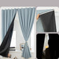 Drill-Free Velcro Blackout Curtain