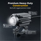 🏍️ 50% RABATT! 💡 Universal Motorrad LED Scheinwerfer – Zweifarbiges Zusatz-Fahrlicht – Weiß/Amber, wasserdicht & einfach zu montieren – erhöht die Sichtbarkeit bei Tag und Nacht – perfekt für Straße und Gelände 🌙