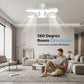📢📢 50 % RABATT !! ⏰Deckenventilator mit Doppelkopf und LED-Licht – modernes Design mit Fernbedienung für Wohnzimmer & Schlafzimmer