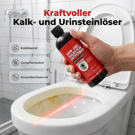 🔥🧴 50% RABATT! Kalk- & Urinsteinlöser – kraftvolle Formel, schnelle Wirkung, rückstandsfrei – für Bad & WC. 💧✅