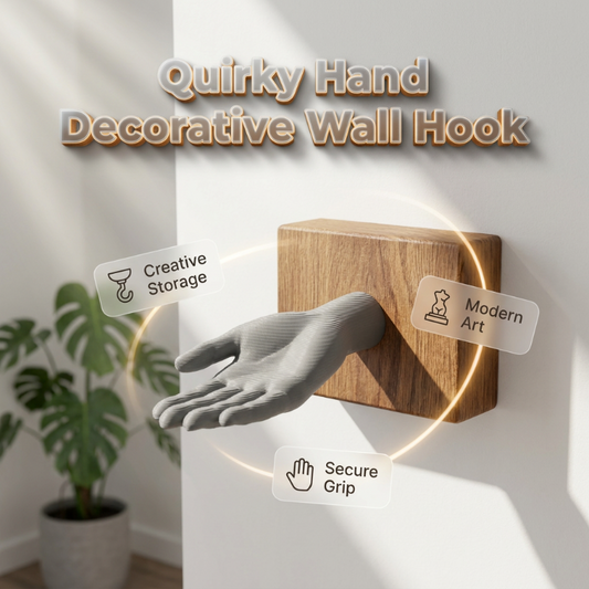 3D-gedruckte, handgeformte Zierschraube