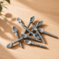 3D-gedruckte, handgeformte Zierschraube