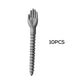3D-gedruckte, handgeformte Zierschraube