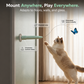 Electric Suction Cup Cat Teaser with Rotating Butterfly