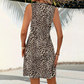 🔥 Letzter Tag! 50% Rabatt Damen Leoparden V-Ausschnitt Minikleid 🐆 Figurbetont & trendig für den Sommer