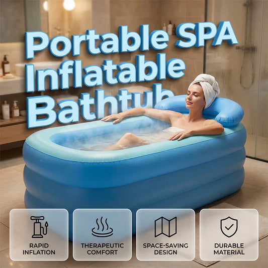 🛁🔥 Tragbare, aufblasbare Badewanne für Erwachsene, leicht und einfach zu verstauen, entspannendes Bad für zu Hause und unterwegs ✨
