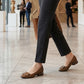 Leichte Loafer aus Kunstleder für Damen（Täglich ideal zum Tragen/Schützt Füße den ganzen Tag）