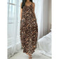 👗 50% RABATT! 💃 Damen Maxikleid mit Leopardenmuster – Spaghettiträger & bequeme Passform – Perfekt für Sommer, Strand oder Urlaub – wild & elegant zugleich 🌿☀️🐆