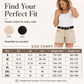 ⏰ 50 % RABATT FÜR BEGRENZTE ZEIT! 🩳 Damen Mid-Rise Cargo-Shorts – Atmungsaktiver Baumwollmix, viele Utility-Taschen, Vintage Washed Look für den Sommer 🤎