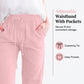 Women's Solid Drawstring Cotton Linen Capris