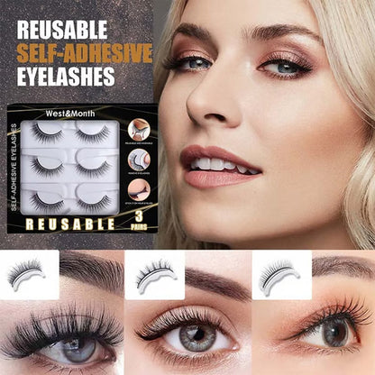 🥳2026 HEISSER VERKAUF🥳💞Über 50.000 verkauft!👁️✨Wiederverwendbare, selbstklebende künstliche Wimpern – kein Kleber nötig, einfach andrücken und fertig. Natürlicher Schwung, wiederverwendbar und leicht zu entfernen. Ein absoluter Beauty-GAU! 💕🌸