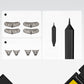 👁️ 3-in-1 Augen Make-up Set – Eyeliner + Spezialapplikator für untere Wimpern, wasserfest, kinderleicht für perfekte Unterwimpern
