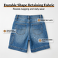 ☀️ Damen Bermuda-Jeans-Shorts mit mittlerer Leibhöhe & Taschen – Jetzt im Sommertrend! 🛍️