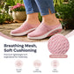 ⏳ Letzter Tag: 50 % Rabatt🔥👟Atmungsaktive Mesh-Plateauslipper für Damen