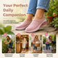 ⏳ Letzter Tag: 50 % Rabatt🔥👟Atmungsaktive Mesh-Plateauslipper für Damen