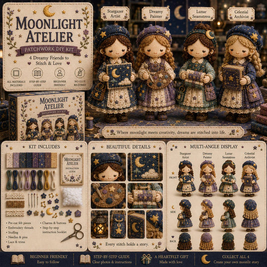 🎁 Heißes Angebot – 49 % Rabatt🧵 Serie Miniaturwelten Patchwork DIY-Sets