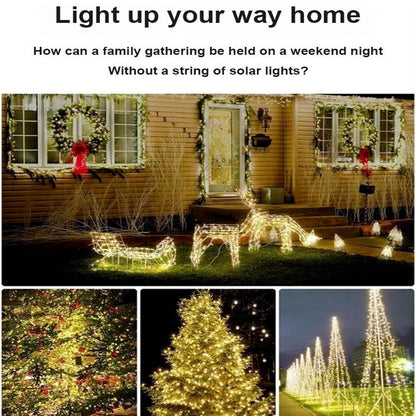🎁50 % Rabatt auf Solar-Lichterketten 🏠Unverzichtbare Dekoration für den Garten