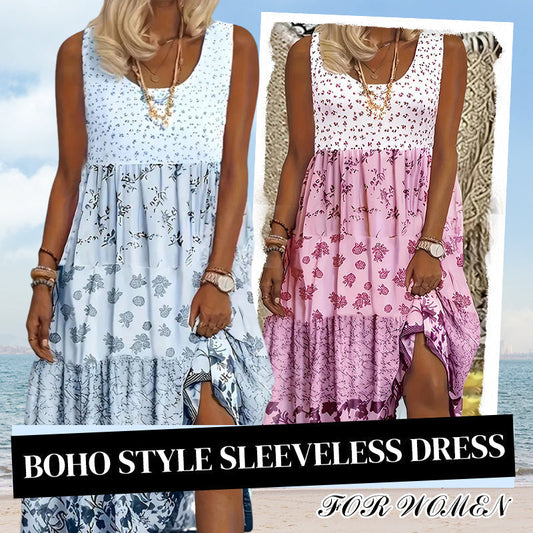 ⌛ Zeitlich begrenztes Angebot – Ärmelloses Damenkleid im Boho-Stil