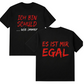 🔥Witziges deutsches Slogan-T-Shirt für Herren, schwarz, Kurzarm, Rundhalsausschnitt