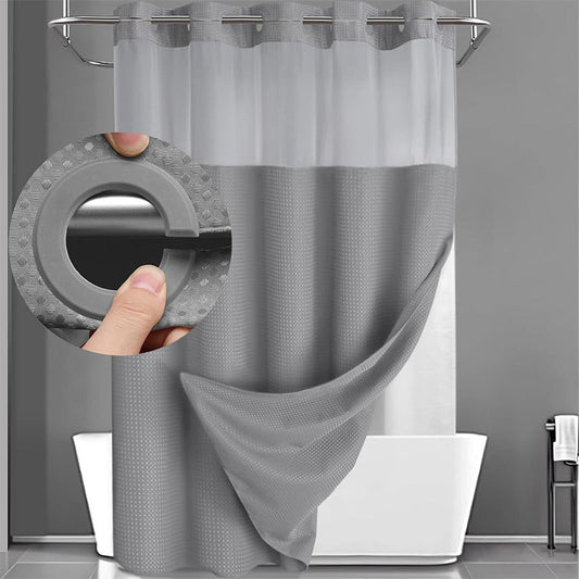 🔥 Heute -50 %! 🚿 Duschvorhang mit Waffelmuster
