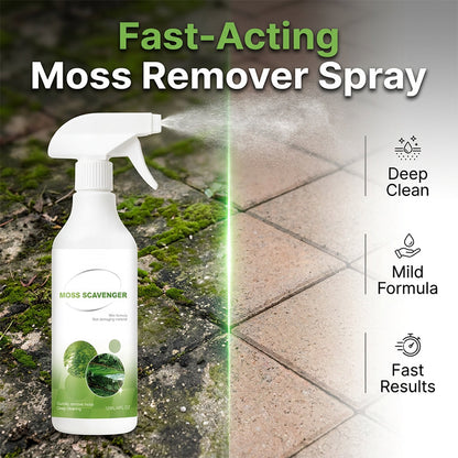 Spray zur Entfernung von Moos und Algen im Außenbereich