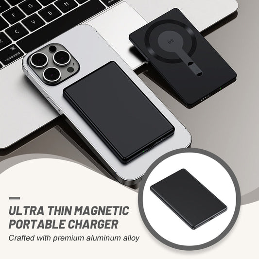 5000 mAh ultradünnes magnetisches tragbares Ladegerät