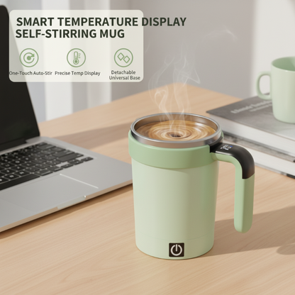 Intelligenter Becher mit Temperaturanzeige und automatischer Rührfunktion