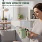 Intelligenter Becher mit Temperaturanzeige und automatischer Rührfunktion
