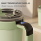 Intelligenter Becher mit Temperaturanzeige und automatischer Rührfunktion