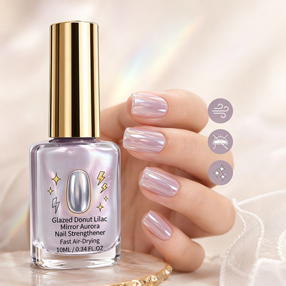 🔥🎁 1+1 GRATIS!!🥳💞 50K+ VERKAUFT! ⚡💅Lila Glanz-Spiegel-Nagelhärter